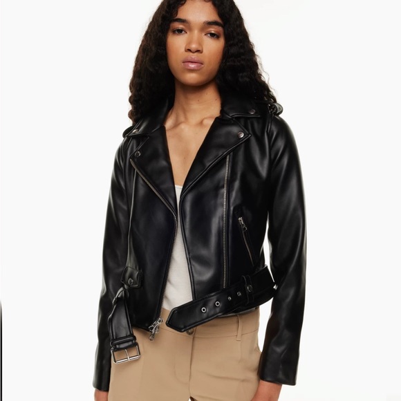 Aritzia Leather Jacket - Picture 2 of 14